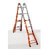 GIERRE-A0040-ESCALERA TELESCÓPICA MULTIFUNCIÓN DE ACERO PEPPINA DE 125 KG (4+4 PELDAÑOS)