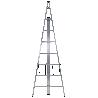 GIERRE-AL500-ESCALERA TRIANGULAR DE ALUMINIO TRITTIKA (6 PELDAÑOS)