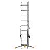 HAILO-1421-801-ESCALERA COMBINADA DE 3 TRAMOS CON ESTABILIZADOR CURVO HOBBYLOT (3X8)