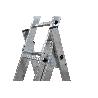 HAILO-1421-801-ESCALERA COMBINADA DE 3 TRAMOS CON ESTABILIZADOR CURVO HOBBYLOT (3X8)