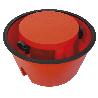 GIERRE-B0020-TABURETE DE PLÁSTICO CON RUEDAS ROLLINGSTEP (241 CM)
