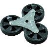 GIERRE-D8005-RUEDA PVC TRIPLE
