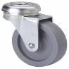 RUEDA GIRATORA AGUJERO M10 21BR50-BP PLASTICO GRIS EJE LISO