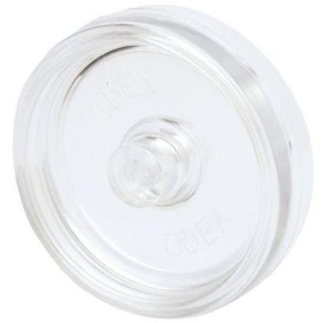 RUEDA SLC100-10-28 POLICARBONATO TRANSPARENTE EJE LISO