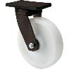 RUEDA GIRATORA PLACA 10HLB250E-FT NYLON BLANCO EXTRAFUERTE EJE LISO