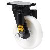 RUEDA GIRATORA PLACA 10HLSE250-FTB SUSPENSION NYLON BLANCO EXTRAF.EJE BOLAS