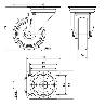 RUEDA GIRATORA PLACA INOX.10ZVI100-PGZR POLIAMIX-GOMA GRIS INYECT.RODILLOS