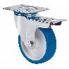RUEDA GIRATORA PLACA FR.INOX.10ZVIFD200-POAR POLIAMIX BLANCO-POLIUR.AZUL ROD.