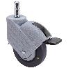 RUEDA GIRATORA ESP.LISA M11X30 FR.30HPCFN100CP-PLGIC POLIAMIX-G.GR.ANTIES.LIS