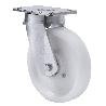 RUEDA GIRATORA PLACA 10SLR150-FTB NYLON BLANCO EXTRAFUERTE EJE BOLAS