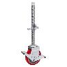 RUEDA GIRATORA ESP.ROSC.M40X500 FR.50TCFD200-PO NYLON BLANCO-POLIUR.ROJO LISO