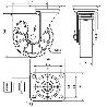 RUEDA GIRATORA PLACA FRENO 4MM 10ZVRFD160-AUB ALUMINIO-POLIUR.NARANJA BOLAS