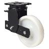 RUEDA GIRATORA PLACA 10HLSB200-FTB SUSPENSION NYLON BLANCO EXTRAFUERTE BOLAS