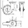 RUEDA GIRATORA PLACA 10HLSB200-FTB SUSPENSION NYLON BLANCO EXTRAFUERTE BOLAS