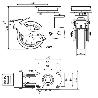 RUEDA GIRATORA PLACA FR.10HLSBFN160-DEB SUSPENSION GOMA NEGRA ELASTICA BOLAS
