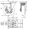 RUEDA GIRATORA PLACA FR.4MM 10ZVRFD160-AUAB ALUM-POLIUR.NARANJA BOLAS BALONA
