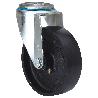 RUEDA GIRATORA AGUJERO M12 20ZVL80-TA HIERRO FUNDIDO EJE LISO