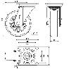 Rueda giratora placa 4mm 10zvr160-ausb alum.-poliur.blancoveloceje bolas
