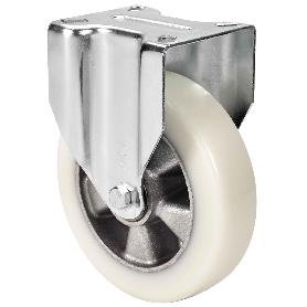 Rueda fija  4mm 17zvr160-ausb alum.-poliur.blancoveloceje bolas