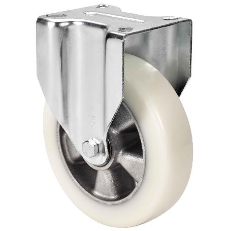 Rueda fija  4mm 17zvr200-ausb alum.-poliur.blancoveloceje bolas