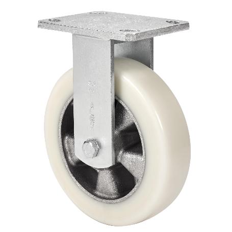 Rueda fija  17slr200-ausb alum.-poliur.blancoveloceje bolas