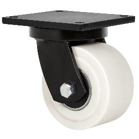 RUEDA GIRATORA PLACA (ANCHA) 10HLB125A-NFB NYLON FUNDIDO EJE BOLAS