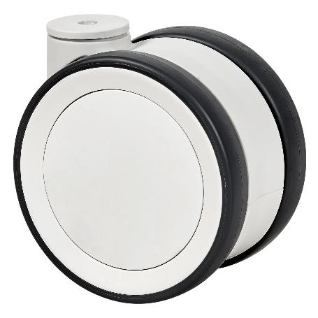 RUEDA GIRATORA AGUJERO M12 21HD125 POLIURETANO