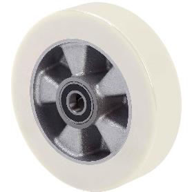 Rueda ausb200-20-60 nucleo alum.y banda poliur.blanco velocidbolas