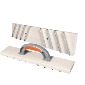 RASCADOR TALOCHA PARA MORTERO LISO BASE MADERA EBERTOOLS PROFI