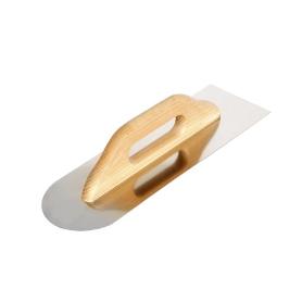 LLANA 380X130 TALOCHA INOXIDABLE PUNTA REDONDA MANDO MADERA EBERTOOLS BASIC