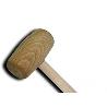 MAZA MADERA EBANISTA REDONDA 750 GRS EBERTOOLS