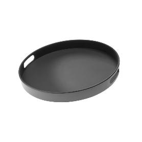 BANDEJA ANTIDESLIZANTE NON-SLIP BISTRO CON BORDE Y 2 ASAS COLOR NEGRA APS