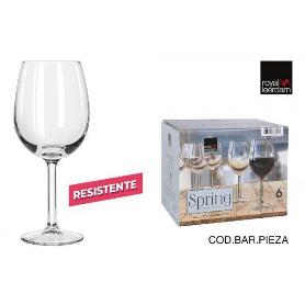 35 CLS COPA VINO RESISTENTE SPRING ROYAL LEERDAM -CAJA 6 UNIDADES