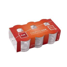 4,8 CLS VASO CHUPITO LICOR COK PACK 6 UNIDADES C6K12