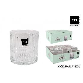 35 CLS VASO TALLADO VINTAGE CARL LAMEDITERRANEA - CAJA 6 UNIDADES