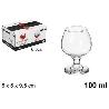 10 CLS COPA COÑAC BRANDY CLASICA 100CC ALESSANDRO - CAJA 6 UNIDADES
