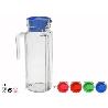 1LT JARRA CRISTAL LONDRES PARA FRIGO CON TAPA Y VERTEDOR CAPACIDAD 1000 CC.
