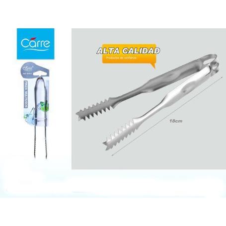 PINZA PARA HIELO MULTIUSOS SIN MUELLE 18 CMS INOXIDABLE CARRE