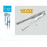 PINZA PARA HIELO MULTIUSOS SIN MUELLE 18 CMS INOXIDABLE CARRE