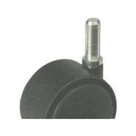 AFO RUEDA GIRATORIA NEGRA 446-45 ESPÌGA LISA 10 MM PARA SILLA OFICINA