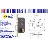 CERRADURA 600 HL 70X40MM EMBUTIR