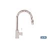 GRIFO DE COCINA DE ACERO INOX. CON MANGUERA EXTENSIBLE Y 2 FUNCIONES 400 X 220 X 54 MM