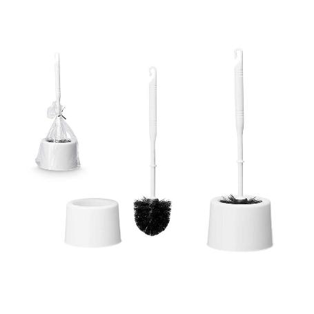PORTAESCOBILLAS BLANCO PLASTICO