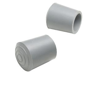 TACO GOMA PARA ANDADOR  25 MM. GRIS BOLSA 100 UNIDADES