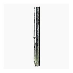 TUBO ESTUFA GALV.110MM 1MT C/LLAVE