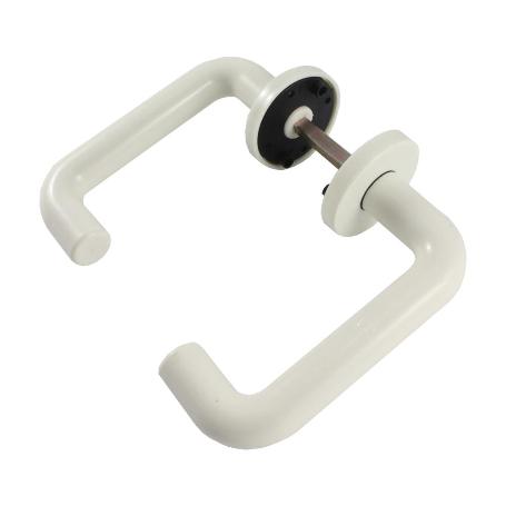 MANILLA POLIESTER BLANCA CON PLACA