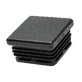 CANTONERA CUADRADA 60MM INTERIOR  NEGRA