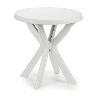 MESA RESINA DON 70 CM BLANCA