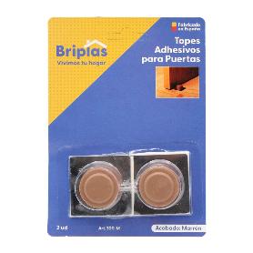 TOPE PUERTA BASE ACERO INOX ADH 2 UD MARRON