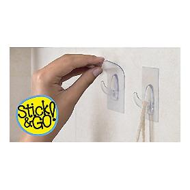 COLGADOR REUTILIZABLE 60X47 TRANSPARENTE